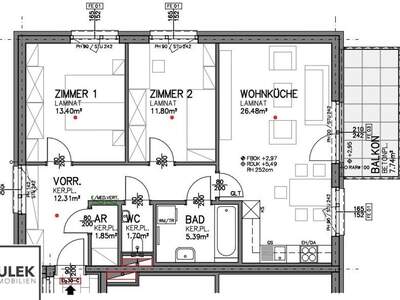 Wohnung mit Balkon mieten in 7000 Eisenstadt (Bild 2)