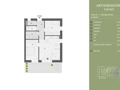 Wohnung mit Balkon kaufen in 8073 Feldkirchen (Bild 5)