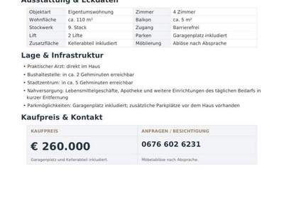 Apartment provisionsfrei kaufen in 8700 Leoben