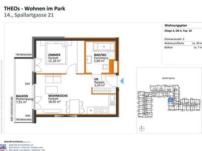 Wohnung mit Balkon mieten in 1140 Wien (Bild 5)