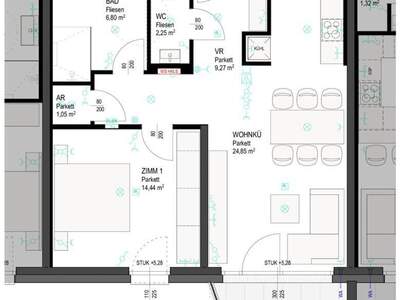 Wohnung mit Balkon mieten in 5142 Ibm (Bild 2)