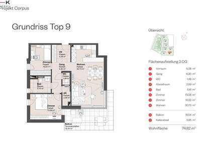 Wohnung mit Balkon kaufen in 5082 Grödig (Bild 3)