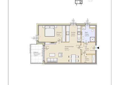 Wohnung mit Balkon mieten in 3442 Langenrohr (Bild 4)