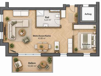 Wohnung mit Balkon kaufen in 4020 Linz (Bild 3)