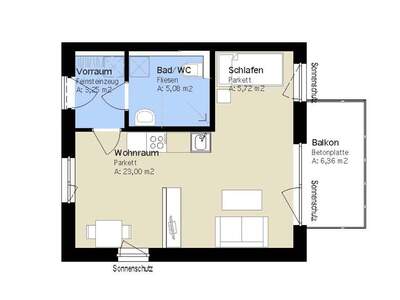 Terrassenwohnung mieten in 8053 Graz (Bild 1)