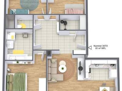 Wohnung mieten in 2063 Zwingendorf