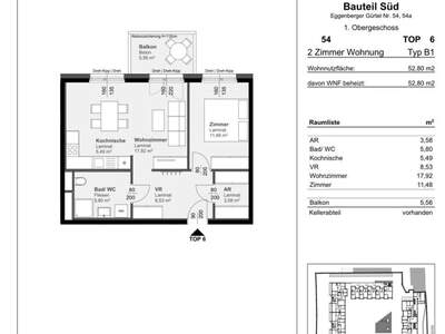 Wohnung mit Balkon mieten in 8020 Graz (Bild 4)