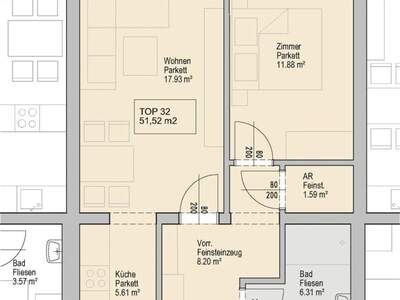 Wohnung mit Balkon mieten in 8401 Kalsdorf (Bild 2)