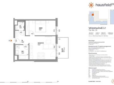 Wohnung mit Balkon mieten in 1220 Wien (Bild 1)