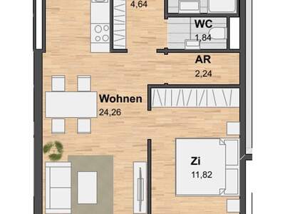 Wohnung mit Balkon mieten in 8020 Graz