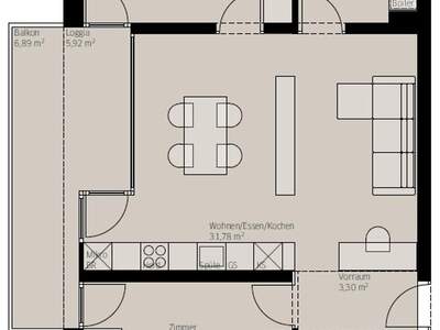 Wohnung mit Balkon kaufen in 6091 Götzens (Bild 2)