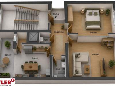 Altbauwohnung mit Balkon kaufen in 4020 Linz (Bild 1)