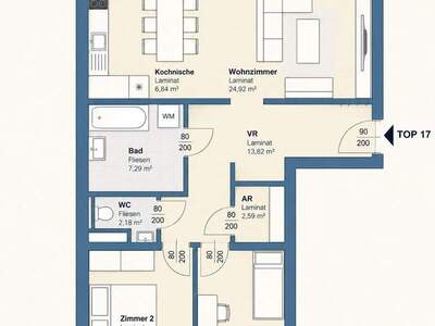 Etagenwohnung mieten in 8020 Graz