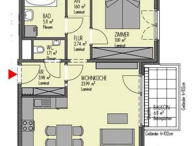 Wohnung provisionsfrei mieten in 1100 Wien