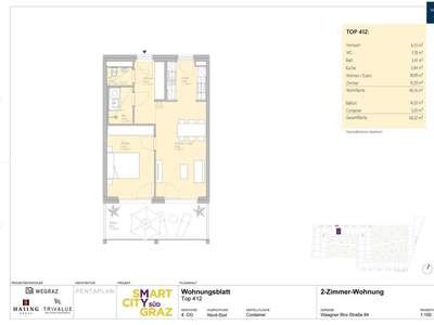 Wohnung mit Balkon mieten in 8020 Graz (Bild 5)