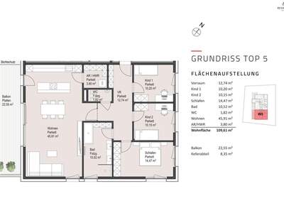 Wohnung mit Balkon kaufen in 5020 Salzburg (Bild 3)