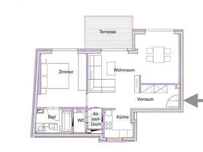 Terrassenwohnung mieten in 1190 Wien (Bild 2)