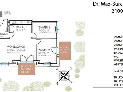 Wohnung mit Balkon mieten in 2100 Korneuburg (Bild 3)