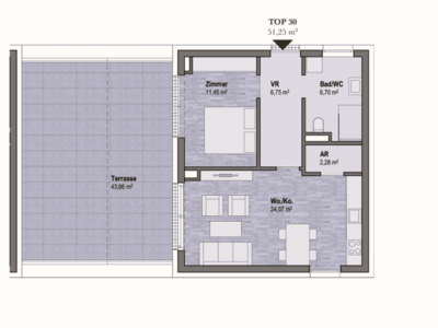 Terrassenwohnung kaufen in 8010 Graz Geidorf