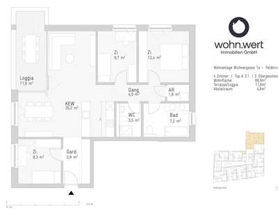 Wohnung mieten in 6800 Feldkirch (Bild 5)