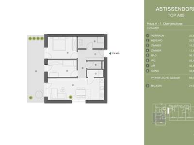 Wohnung mit Balkon kaufen in 8073 Feldkirchen (Bild 5)
