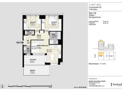 Terrassenwohnung kaufen in 1140 Wien (Bild 4)