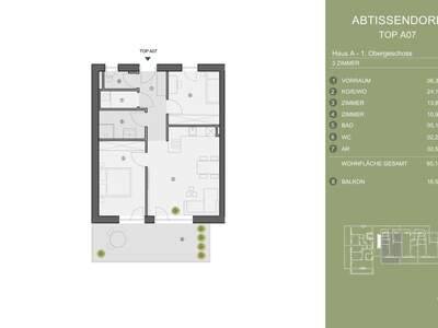 Wohnung mit Balkon kaufen in 8073 Feldkirchen (Bild 5)