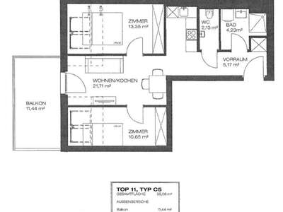 Wohnung mit Balkon kaufen in 1230 Wien (Bild 1)