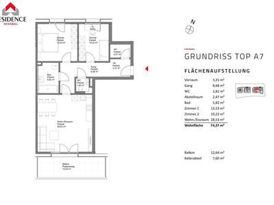 Wohnung mit Balkon kaufen in 5202 Neumarkt (Bild 4)