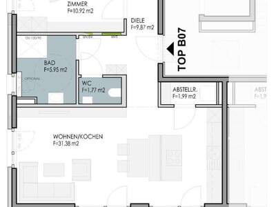 Wohnung mit Balkon kaufen in 6121 Baumkirchen (Bild 5)