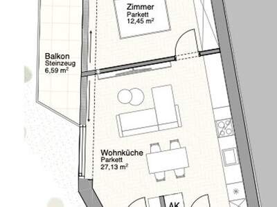 Altbauwohnung mit Balkon kaufen in 4020 Linz (Bild 5)