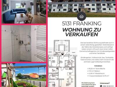 Eigentumswohnung provisionsfrei in 5131 Franking