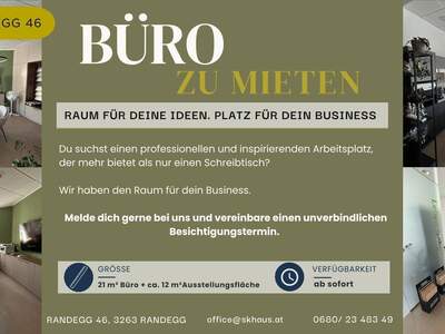 Gewerbeobjekt mieten in 3263 Randegg