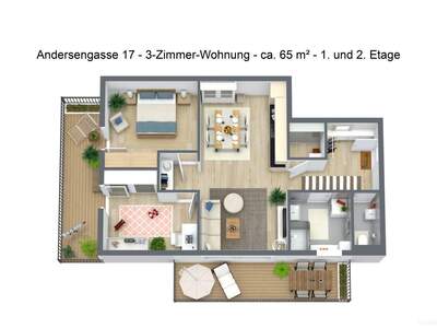 Terrassenwohnung mieten in 8041 Graz (Bild 1)