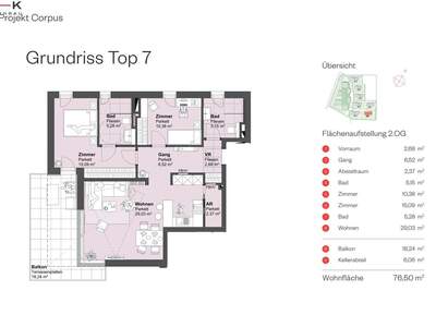 Wohnung mit Balkon kaufen in 5082 Grödig (Bild 3)