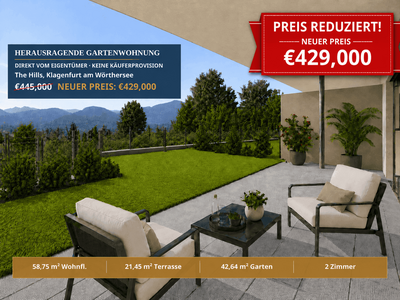 Eigentumswohnung provisionsfrei in 9020 Klagenfurt