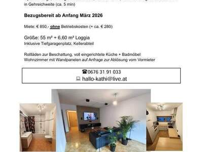 Mietwohnung provisionsfrei in 6300 Wörgl