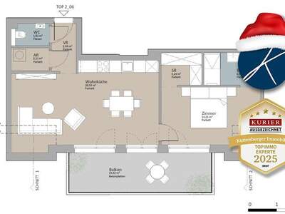 Terrassenwohnung kaufen in 1100 Wien (Bild 4)
