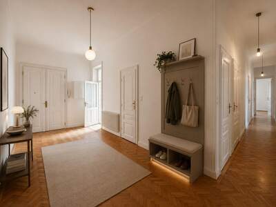 Altbauwohnung mit Balkon mieten in 1030 Wien (Bild 4)