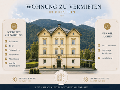 Wohnung provisionsfrei mieten in 6330 Kufstein