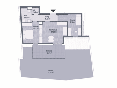 Terrassenwohnung kaufen in 8010 Graz Jakomini