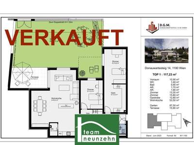 Terrassenwohnung kaufen in 1190 Wien (Bild 1)