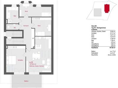 Wohnung mit Balkon kaufen in 5440 Scheffau (Bild 3)
