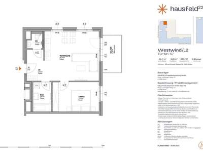 Wohnung mit Balkon mieten in 1220 Wien (Bild 1)