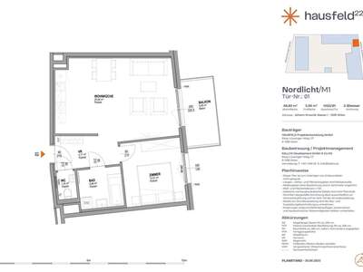 Wohnung mit Balkon mieten in 1220 Wien (Bild 1)