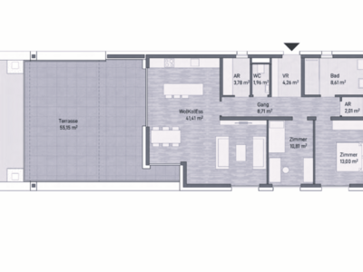 Terrassenwohnung kaufen in 8010 Graz Jakomini