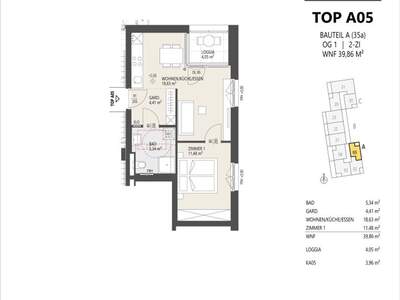 Wohnung mit Balkon kaufen in 6020 Innsbruck (Bild 2)