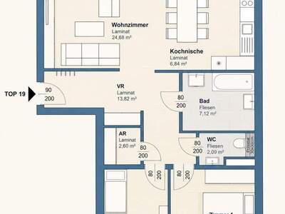 Etagenwohnung mieten in 8020 Graz