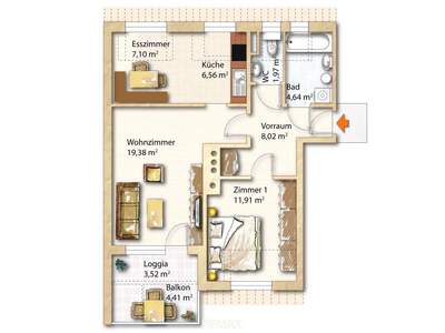 Wohnung kaufen in 8430 Leibnitz