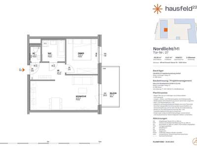 Wohnung mit Balkon mieten in 1220 Wien (Bild 2)
